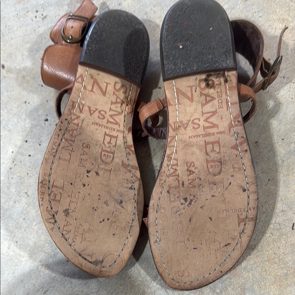 Sam Edelman Brown Gladiator Sandals - Picture 7 of 10